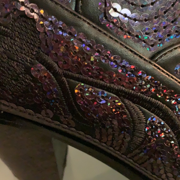 Awesome super cute purple sparkling cowboy boots size 7 excellent condition - Picture 6 of 6